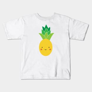 Cute Kawaii Pineapple Kids T-Shirt